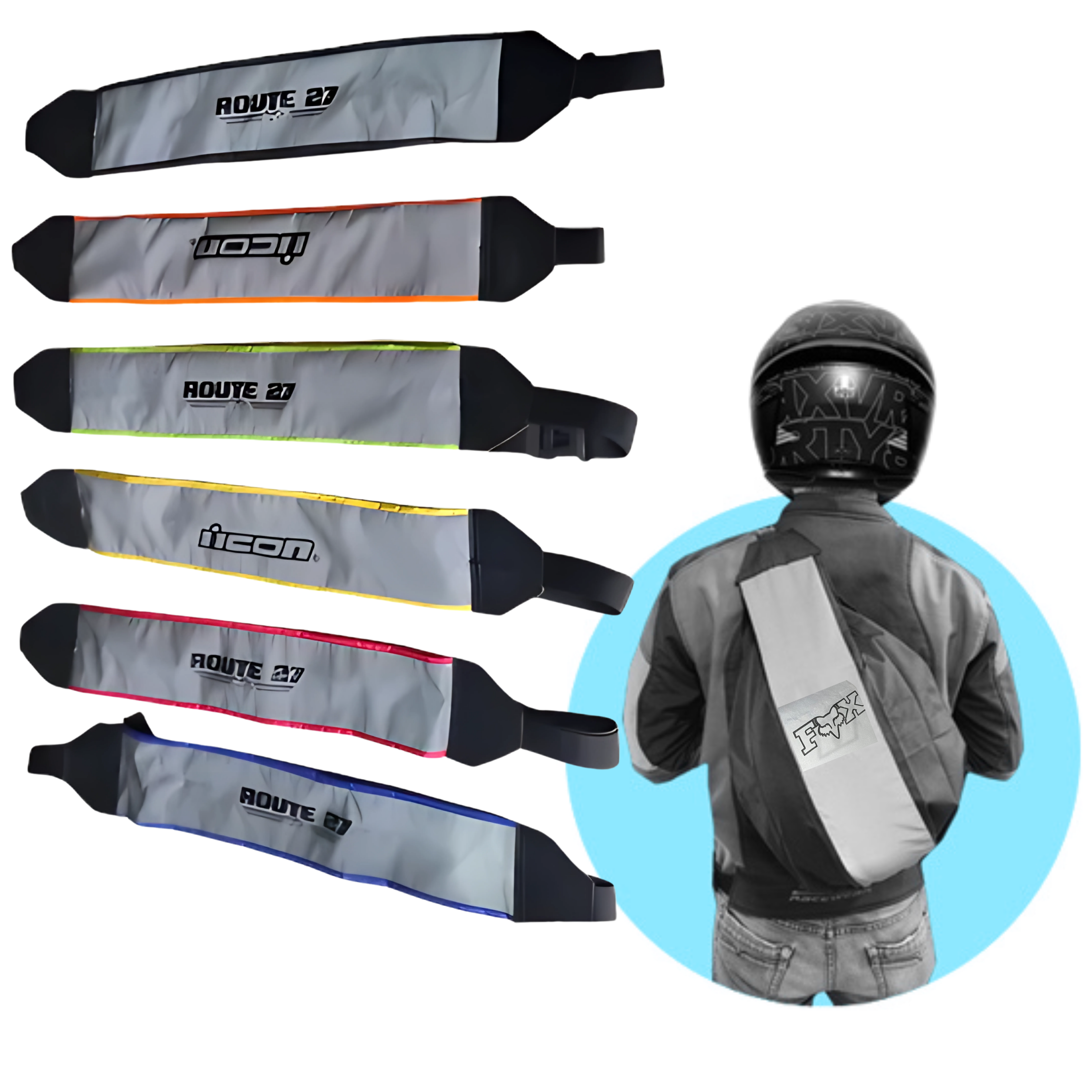 Gray helmet for bikers