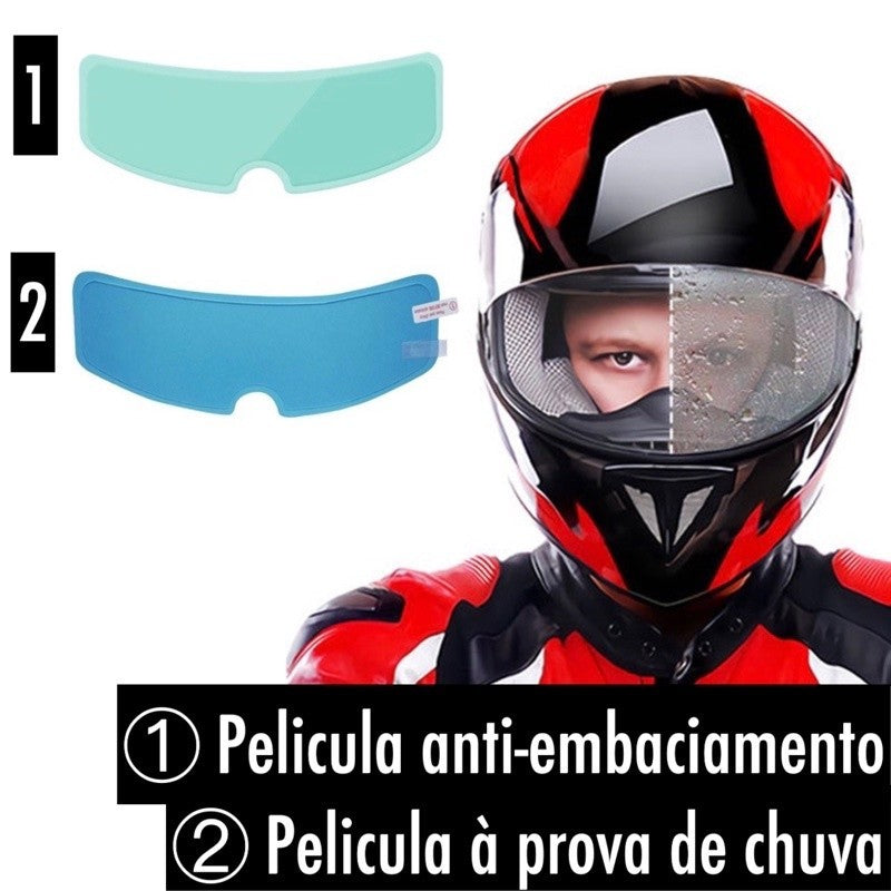⚡ Película para casco resistente a la lluvia / motocicleta / HD / lente película antivaho ⚡