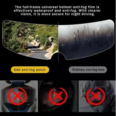 ⚡ Película para casco resistente a la lluvia / motocicleta / HD / lente película antivaho ⚡
